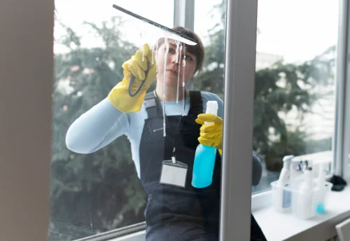 Nettoyage de vitres intérieures et extérieures à Trégomeur